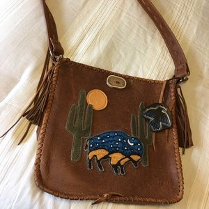 Gorgeous bison leather bag